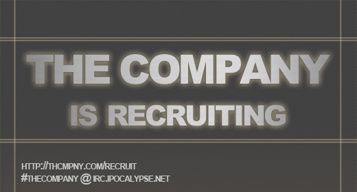 The Company Recruiting!